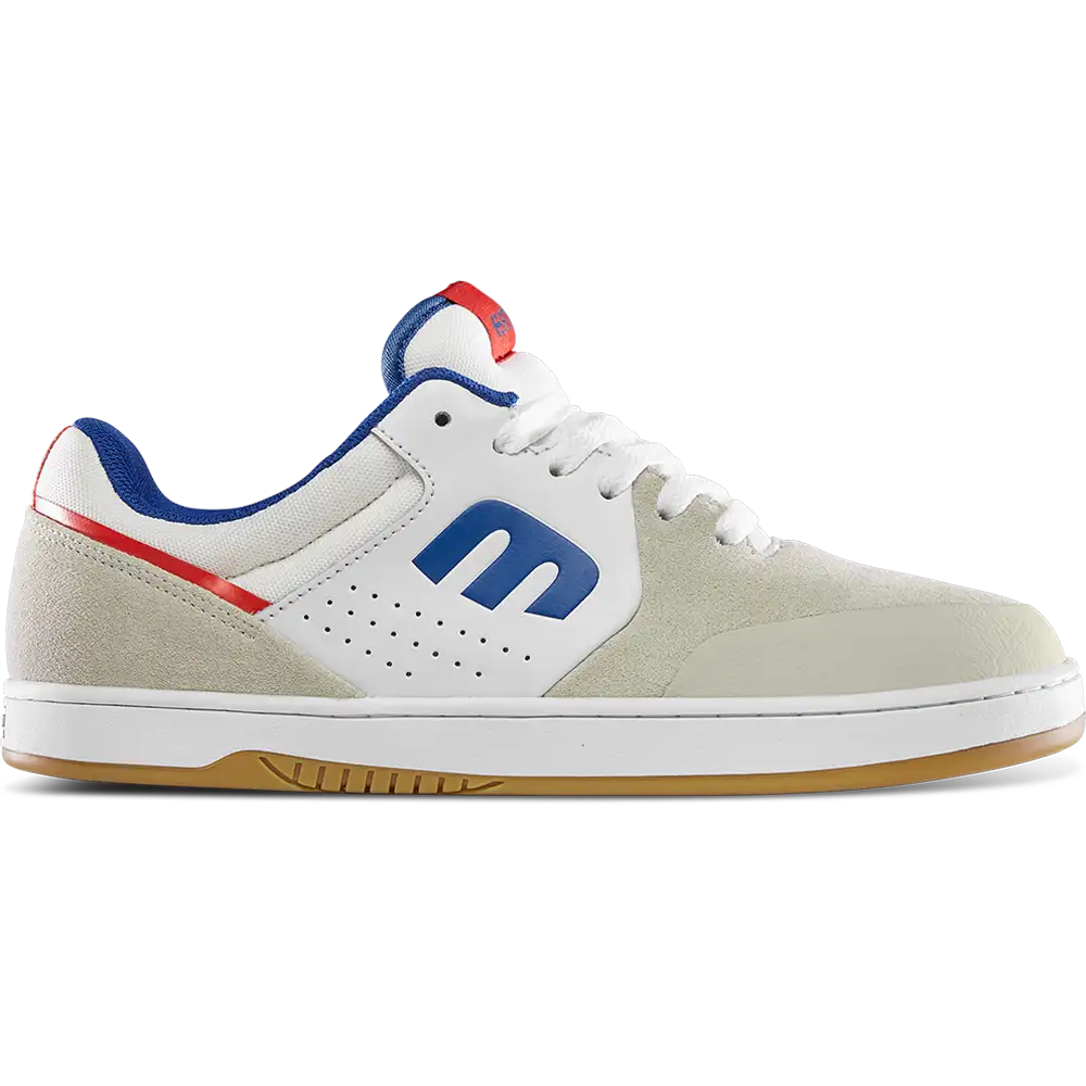 Marana Michelin white/blue/red - skate shoes | etnies Official Low-Top Shoe Etnies Skate Original Sustainability Gear