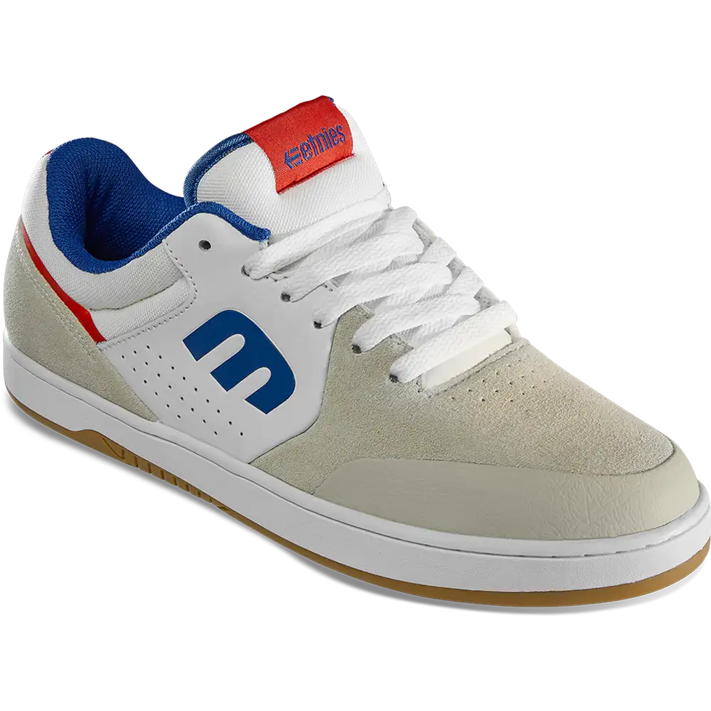 Marana Michelin white/blue/red - skate shoes | etnies Official Low-Top Shoe Etnies Skate Original Sustainability Gear
