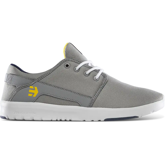 Scout grey/navy/yellow - skate shoes | etnies Official Low-Top Shoe Etnies Skate Original Sustainability Gear