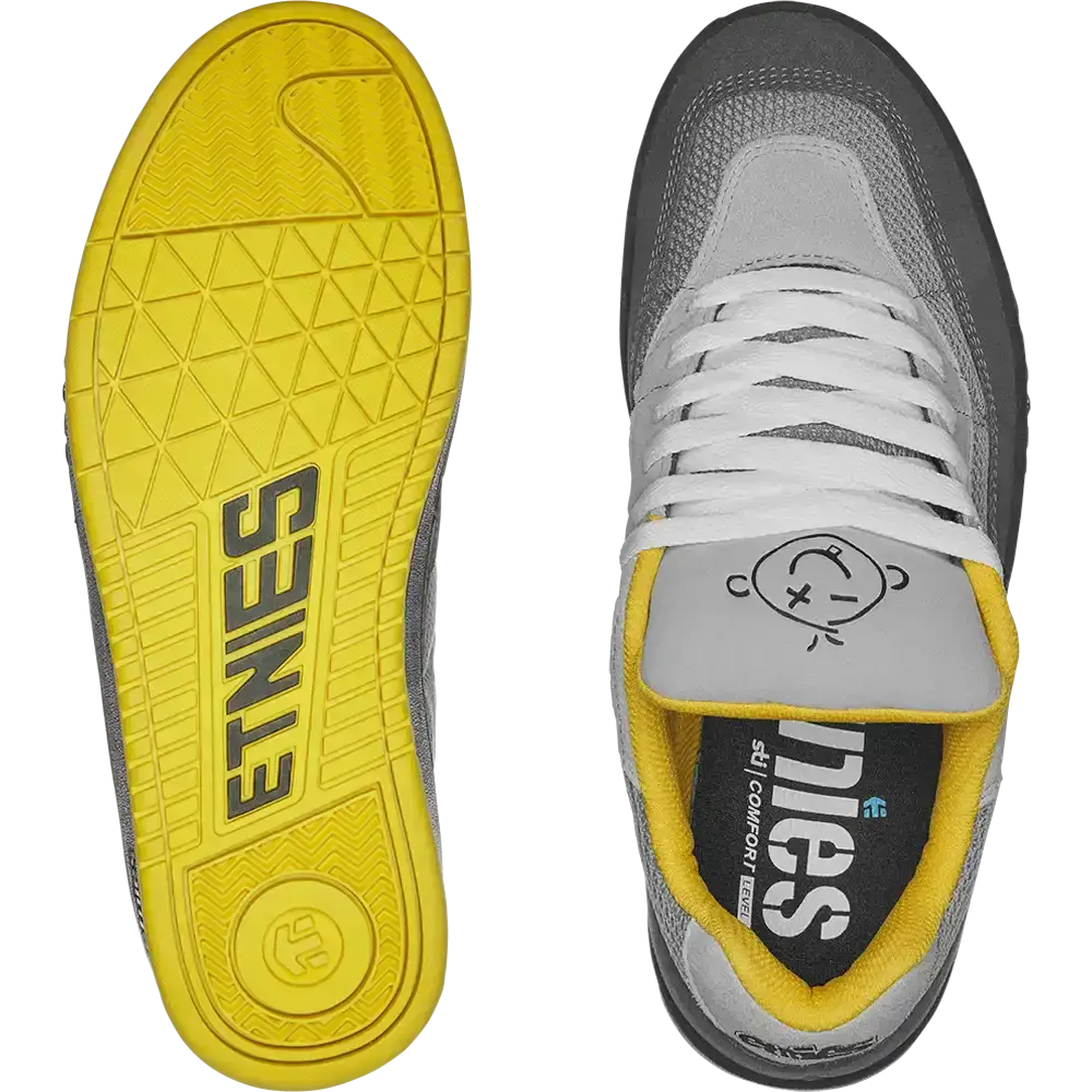 Snake grey/yellow - men's skate shoes | etnies Official