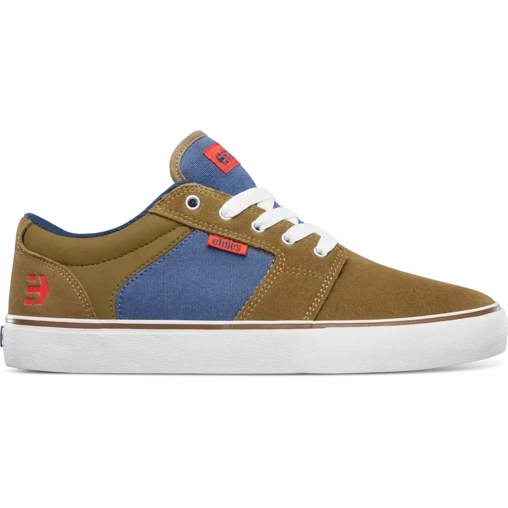 Barge Ls brown/blue - skate shoes | etnies Official