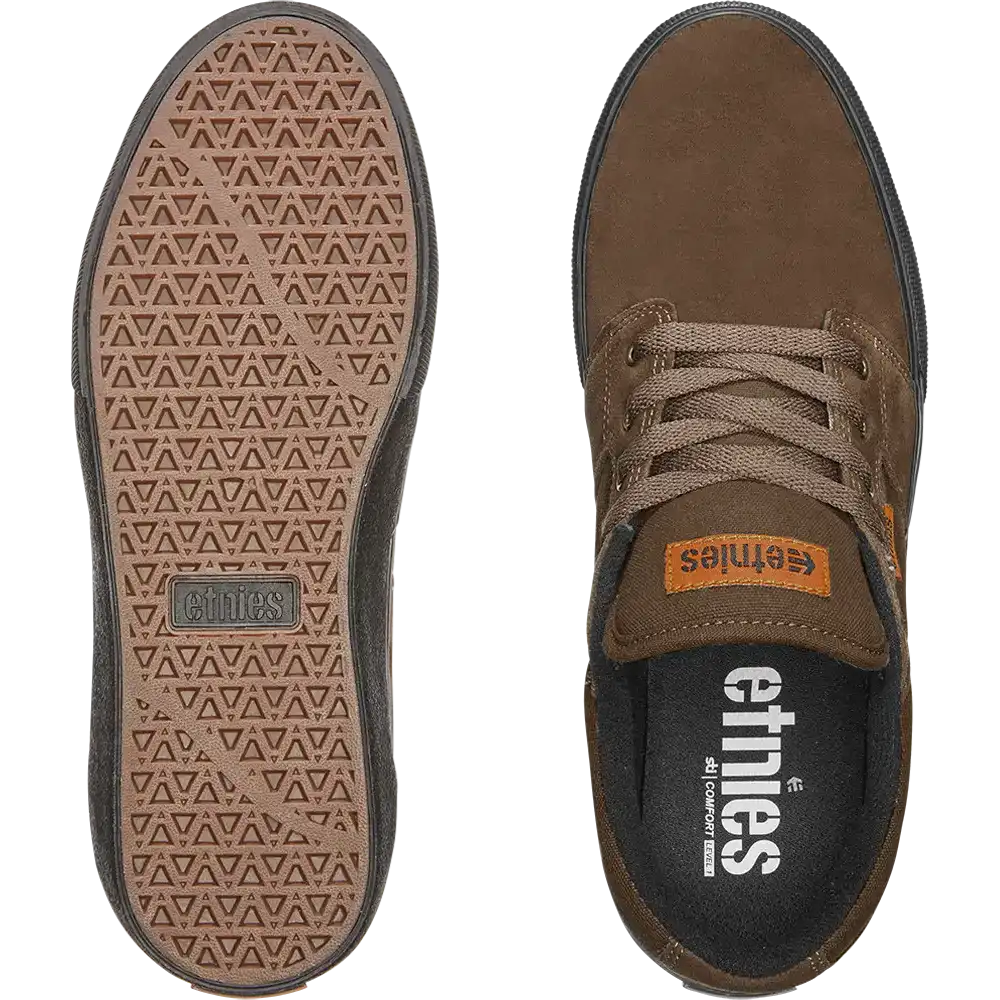 Barge Ls brown/black - skate shoes | etnies Official Low-Top Vulcanized Etnies Skate Original Sustainability Gear