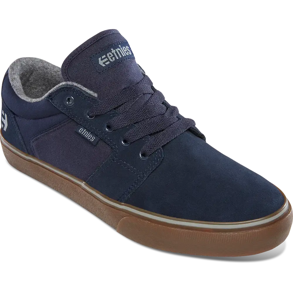 Barge Ls dark blue/gum - skate shoes | etnies Official