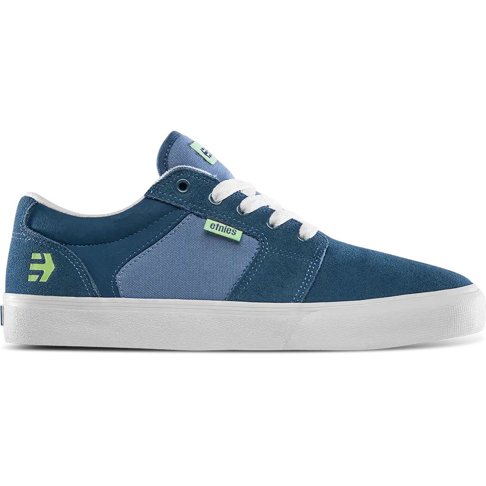 Barge Ls green/blue - skate shoes | etnies Official Low-Top Vulcanized Etnies Skate Original Sustainability Gear