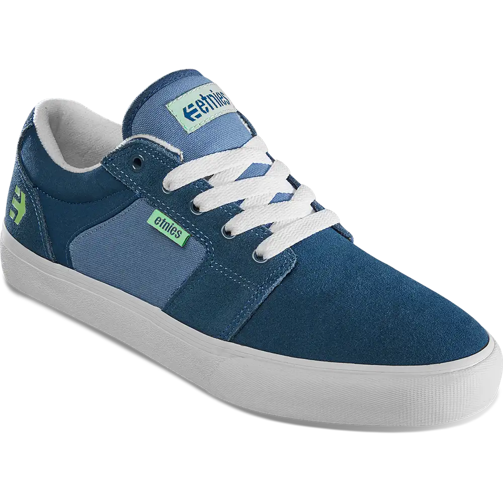 Barge Ls green/blue - skate shoes | etnies Official Low-Top Vulcanized Etnies Skate Original Sustainability Gear