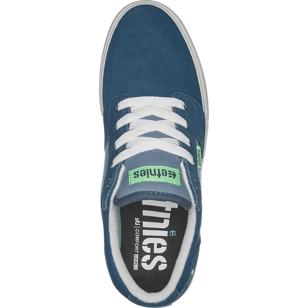 Barge Ls green/blue - skate shoes | etnies Official Low-Top Vulcanized Etnies Skate Original Sustainability Gear