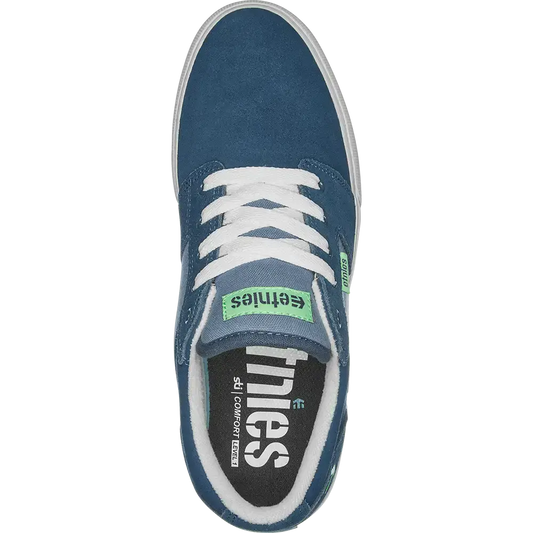 Barge Ls green/blue - skate shoes | etnies Official Low-Top Vulcanized Etnies Skate Original Sustainability Gear