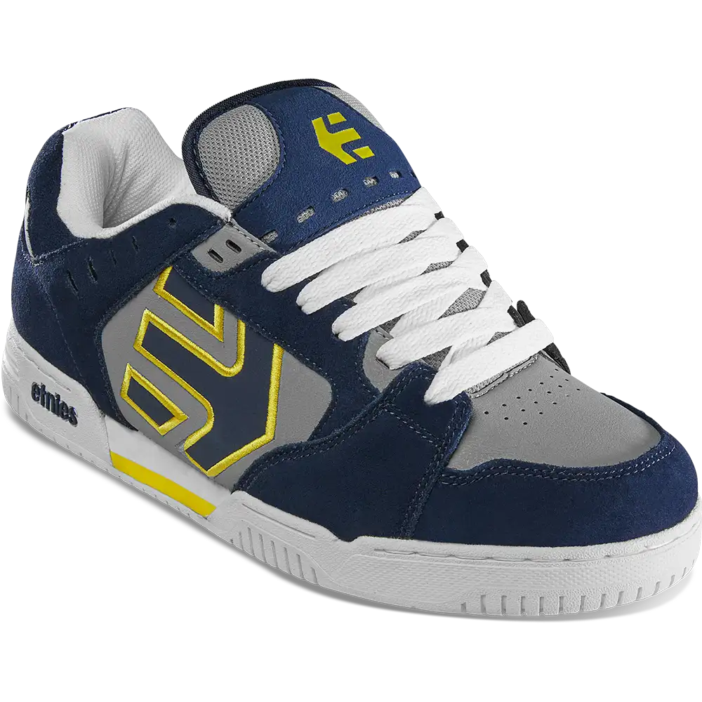 Faze navy/grey/yellow - skate shoes | etnies Official Low-Top Shoe Etnies Skate Original Sustainability Gear