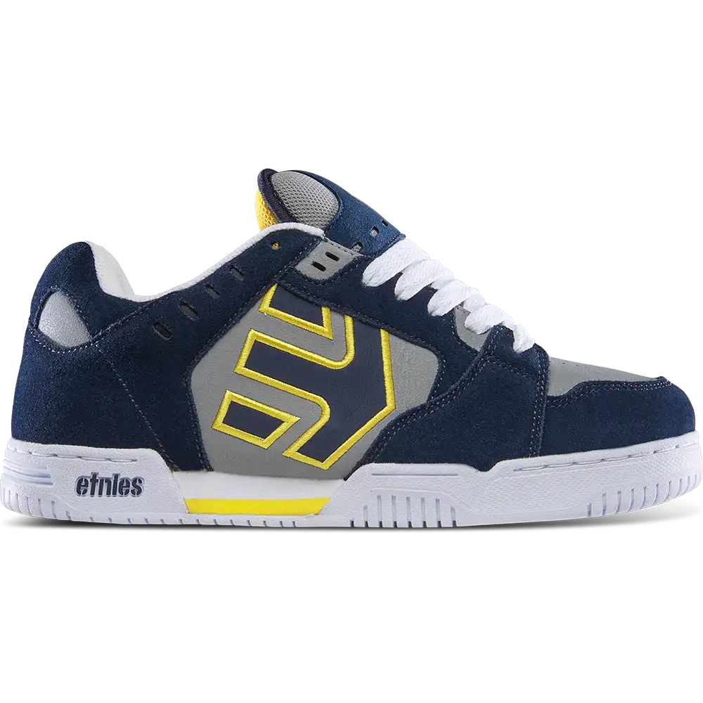 Faze navy/grey/yellow - skate shoes | etnies Official Low-Top Shoe Etnies Skate Original Sustainability Gear