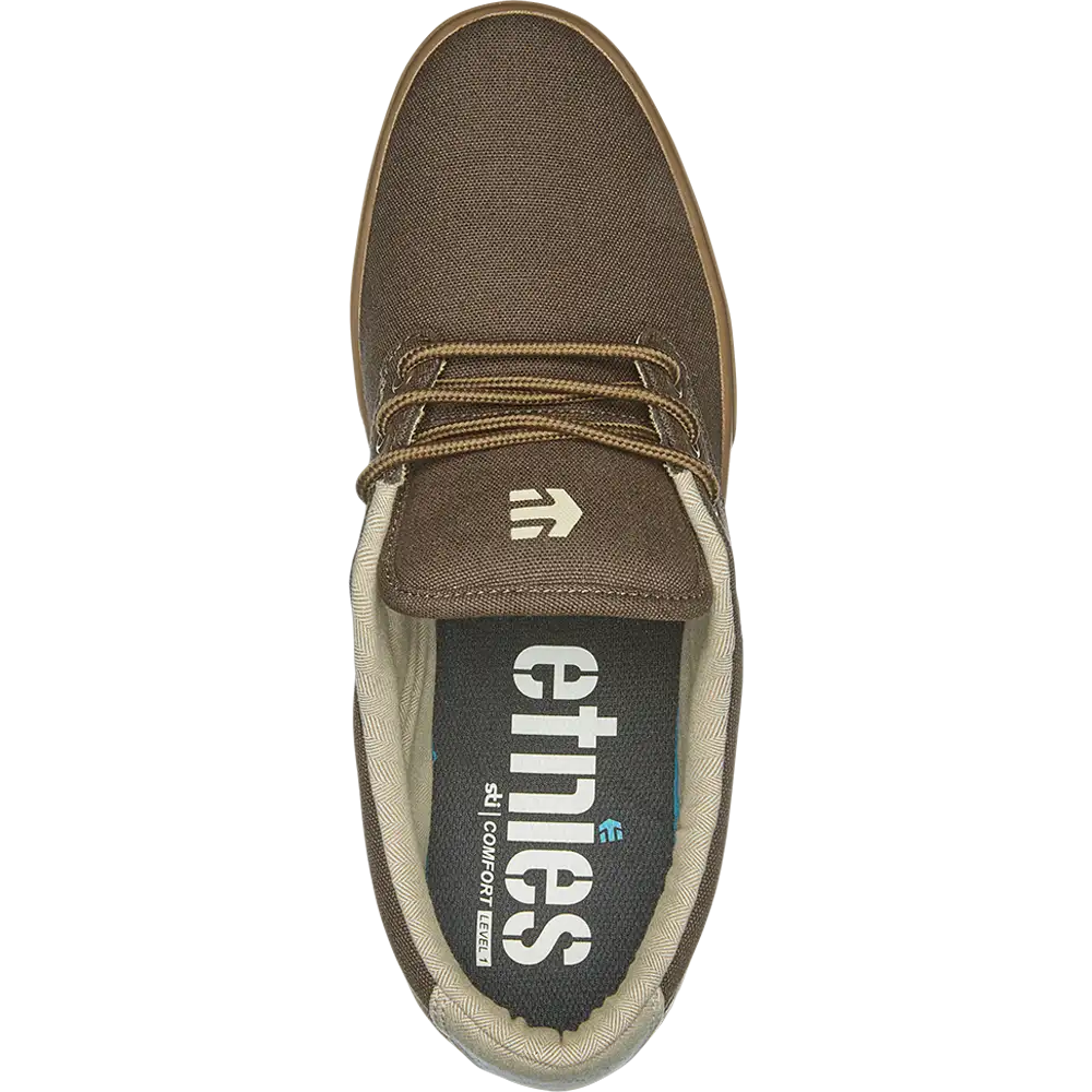 Jameson 2 Eco brown/tan/gum - skate shoes | etnies Official Low-Top Shoe Etnies Skate Original Sustainability Gear