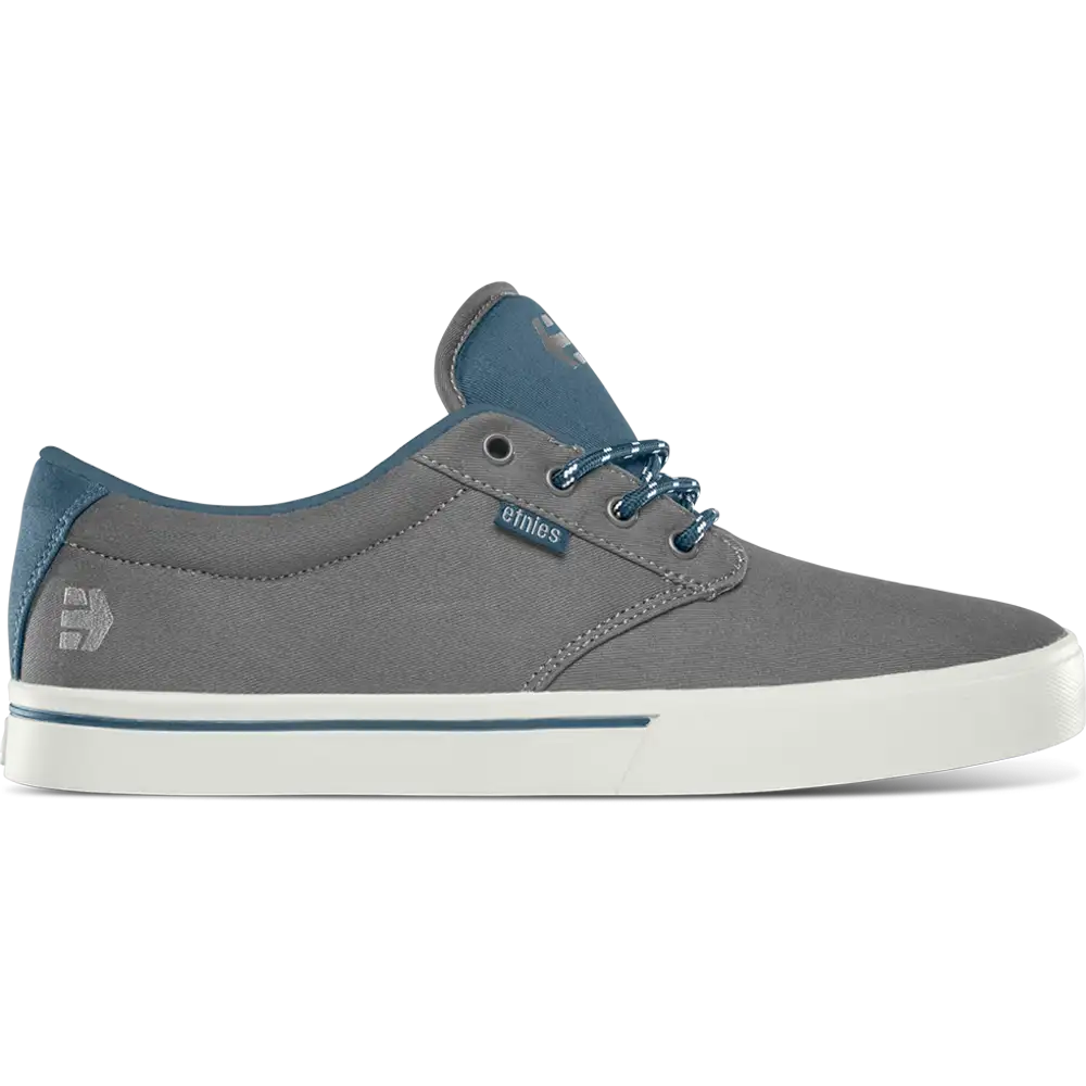 Jameson 2 Eco grey/blue - skate shoes | etnies Official Low-Top Shoe Etnies Skate Original Sustainability Gear