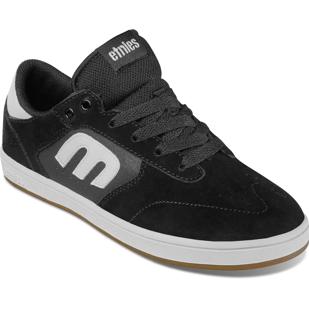 Windrow Kids black/white/gum - skate shoes | etnies Official Low-Top Shoe Etnies Skate Original Sustainability Gear