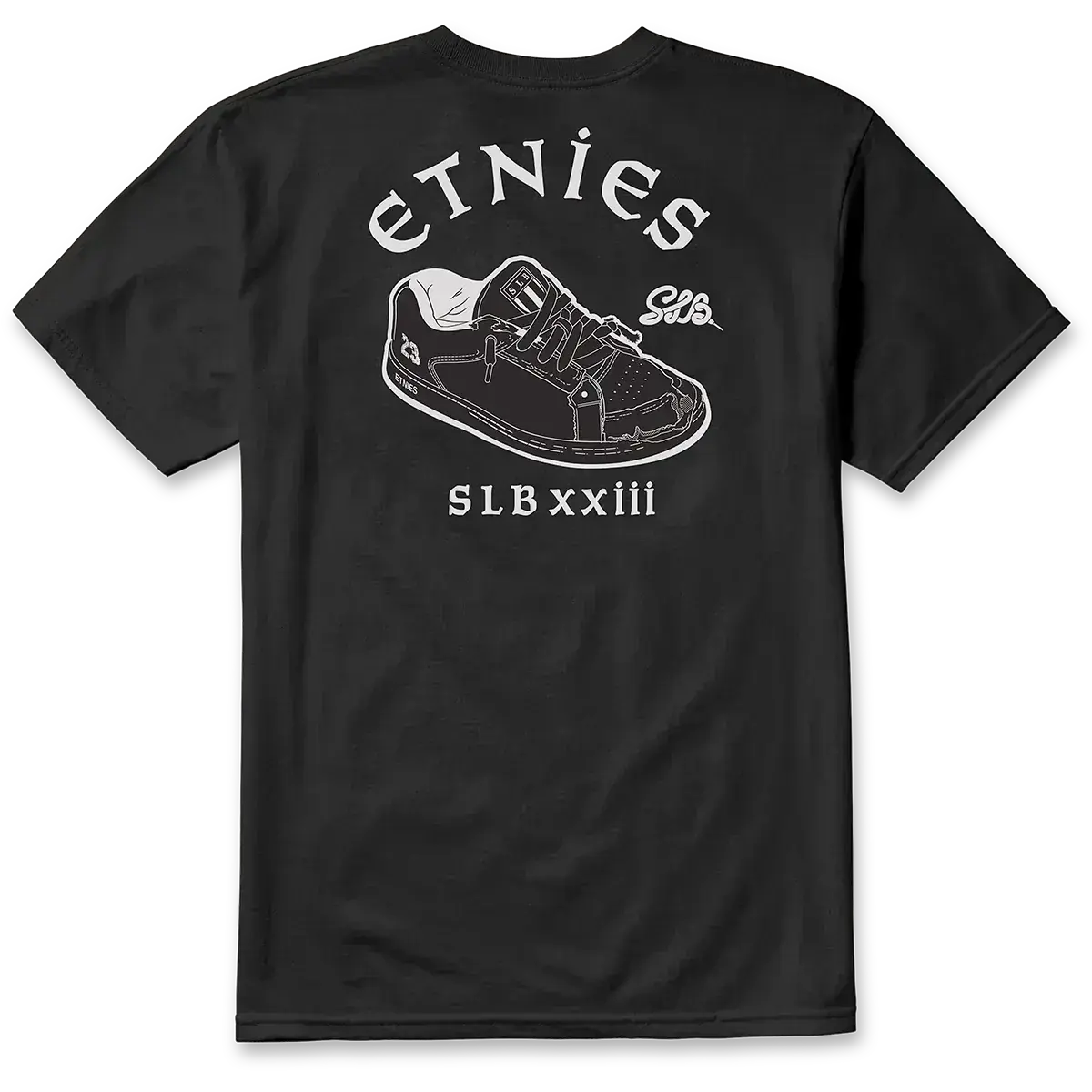 Slb Flag Tee white - t-shirt | etnies Official S/S Basic T-Shirt Etnies Skate Original Sustainability Gear