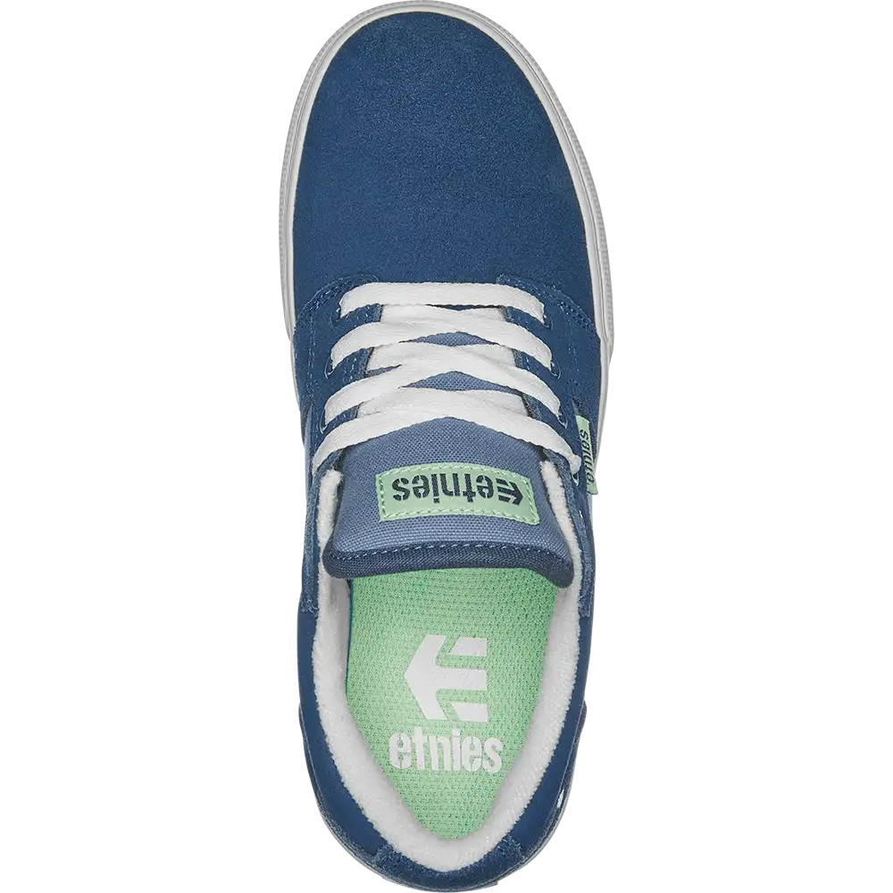 Barge Ls Kids teal - skate shoes | etnies Official Low-Top Shoe Etnies Skate Original Sustainability Gear