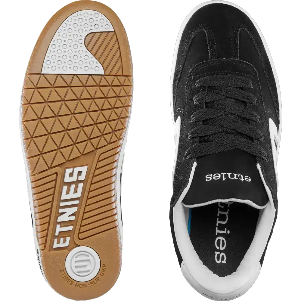 Locut black/white/gum - skate shoes | etnies Official Low-Top Shoe Etnies Skate Original Sustainability Gear