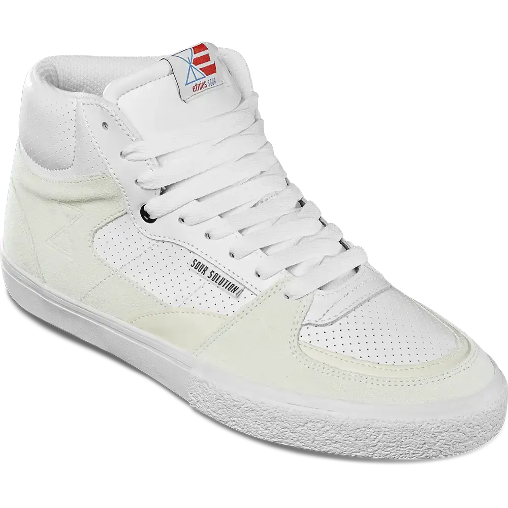 Screw Vulc Mid X Sour Solution white | etnies Official High-Top Vulcanized Etnies Skate Original Sustainability Gear