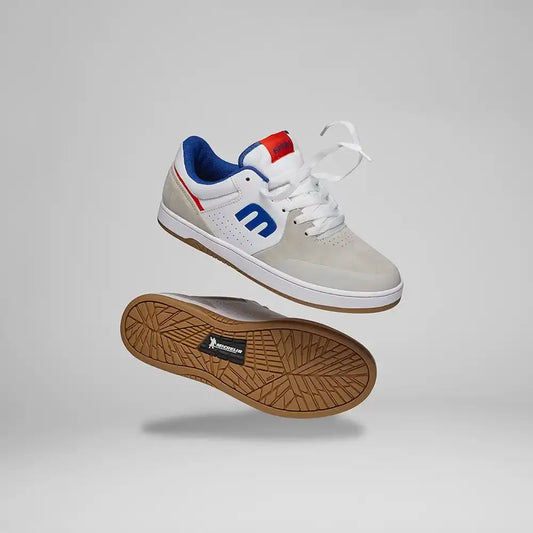 Marana Michelin white/blue/red - skate shoes | etnies Official Low-Top Shoe Etnies Skate Original Sustainability Gear