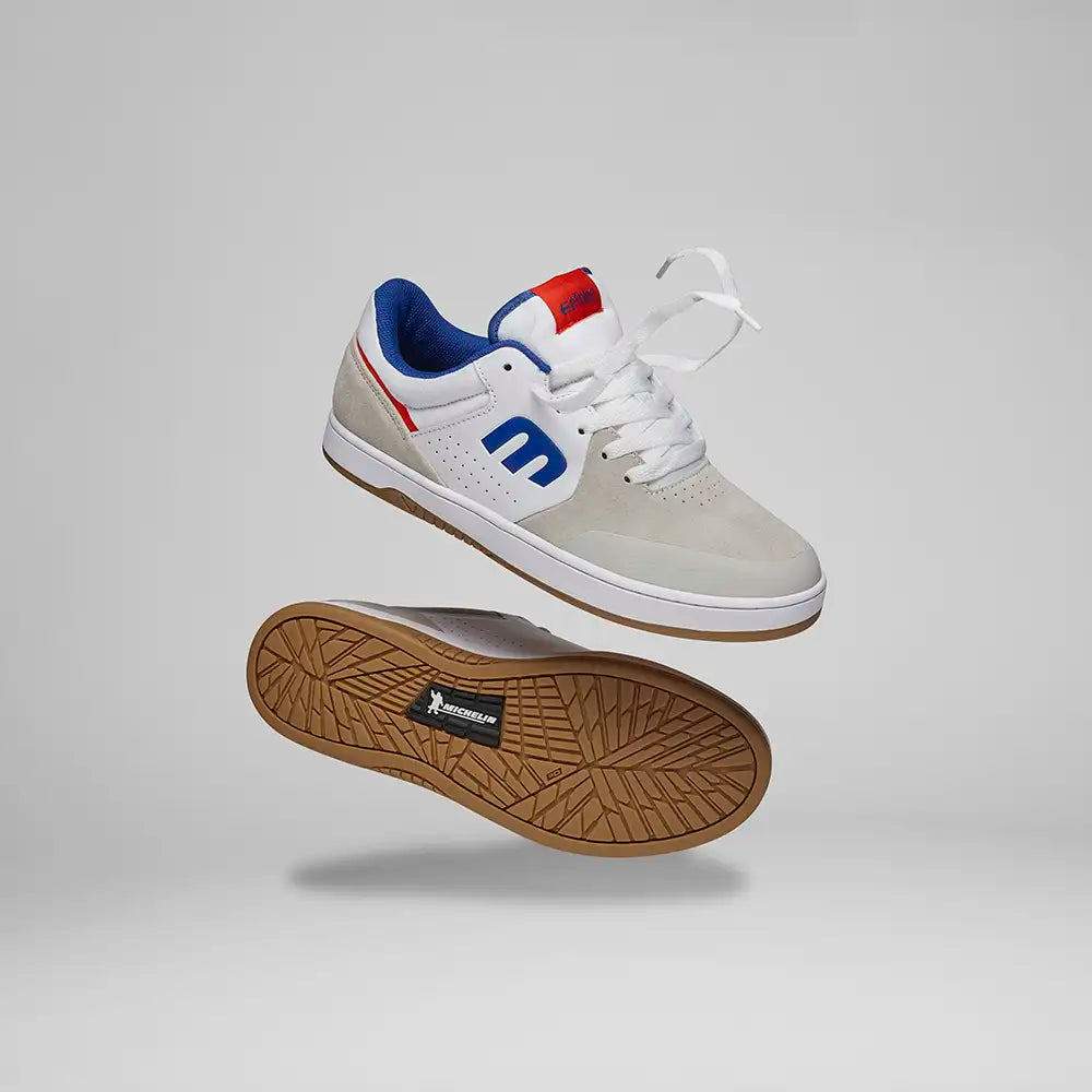 Marana Michelin blue/white/blue - skate shoes | etnies Official Low-Top Shoe Etnies Skate Original Sustainability Gear