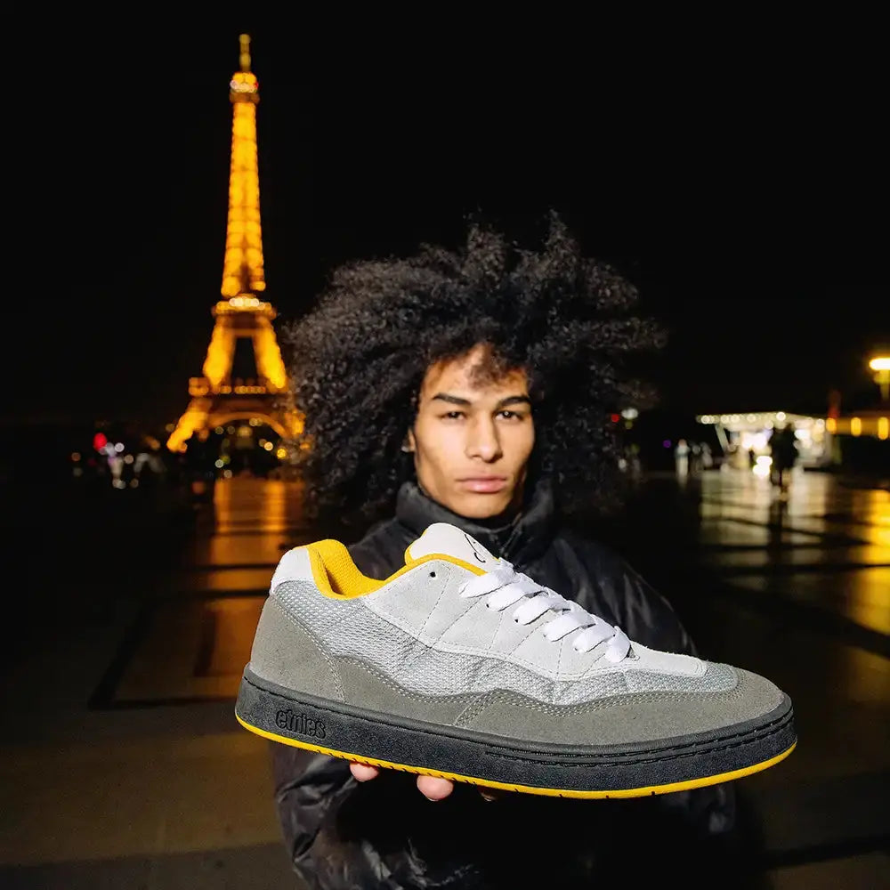 Snake grey/yellow - men's skate shoes | etnies Official