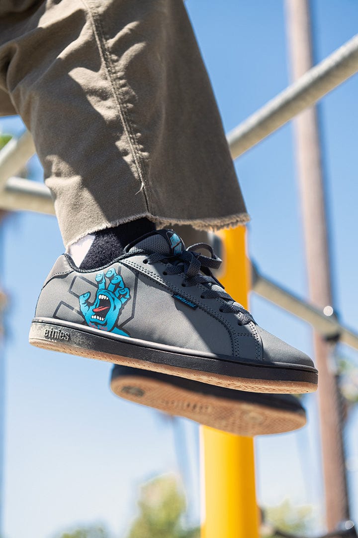 Etnies Schoenen Sale Fader X Santa Cruz Grey/black Skate Shoes