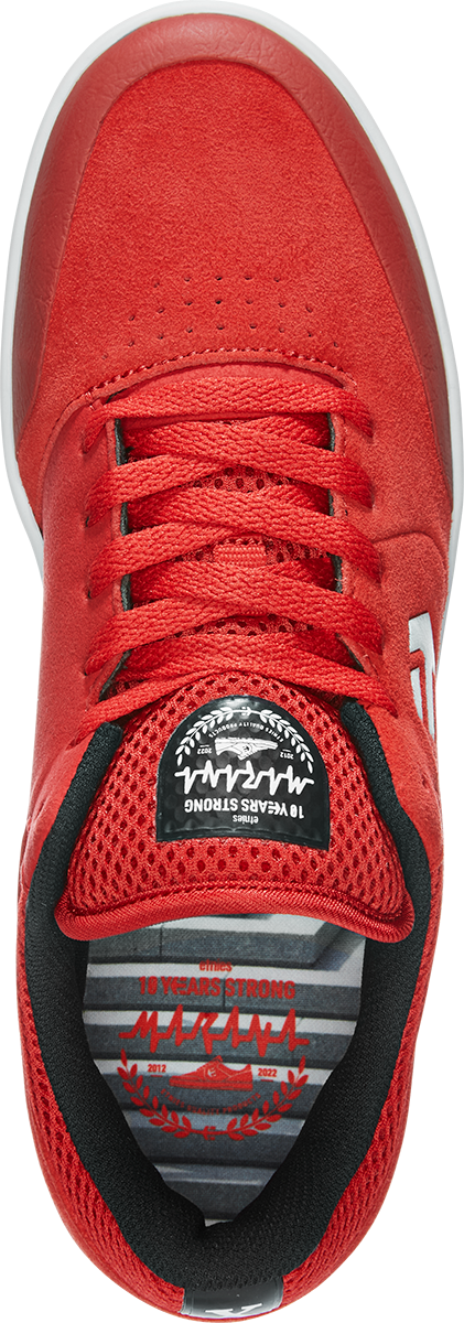 Red 2025 etnies shoes