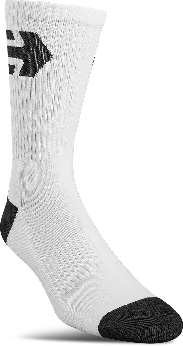Skate Shoes Sock - made for skateboarding | etnies Official Crew Sock Etnies WHITE / ONE SIZE Skate Original Sustainability Gear 4140001317.100.OS.1ST 889262676075